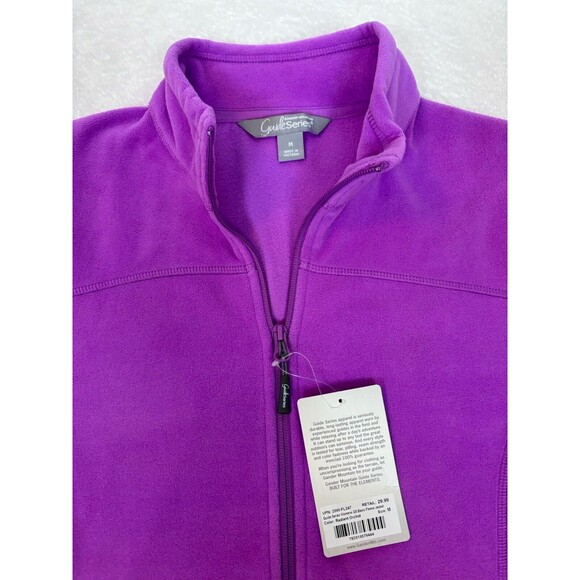 Gander Mountain Guide Series Fleece Purple Full Zip Ladies Jacket Medium Womens - Picture 4 of 5